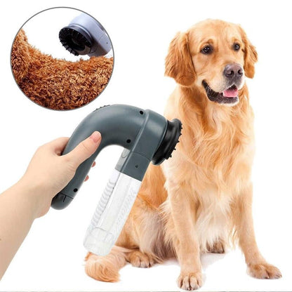 FurVac, aspirateur électrique puissant pour poils d'animaux, conçu pour un nettoyage silencieux et efficace des meubles, tapis et voitures.