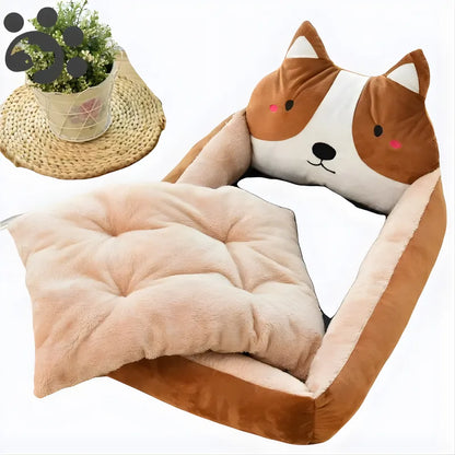 CozyCritter | Lit doux en forme d’animal pour chien XXL