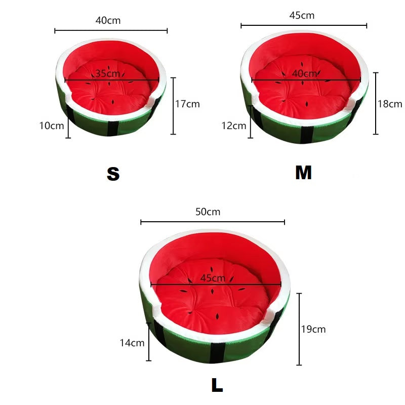 JuicyNap | Canapé-lit en forme de pastèque pour chien