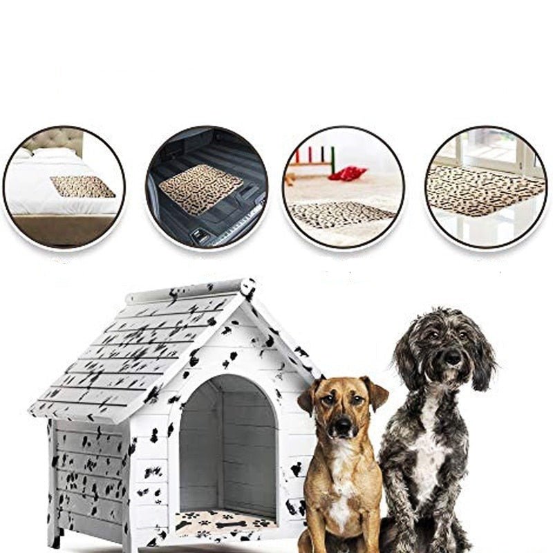 Tapis réutilisable EcoPad pour chien, absorbant et imperméable, lavable en machine, idéal pour l'entraînement et la protection des sols.