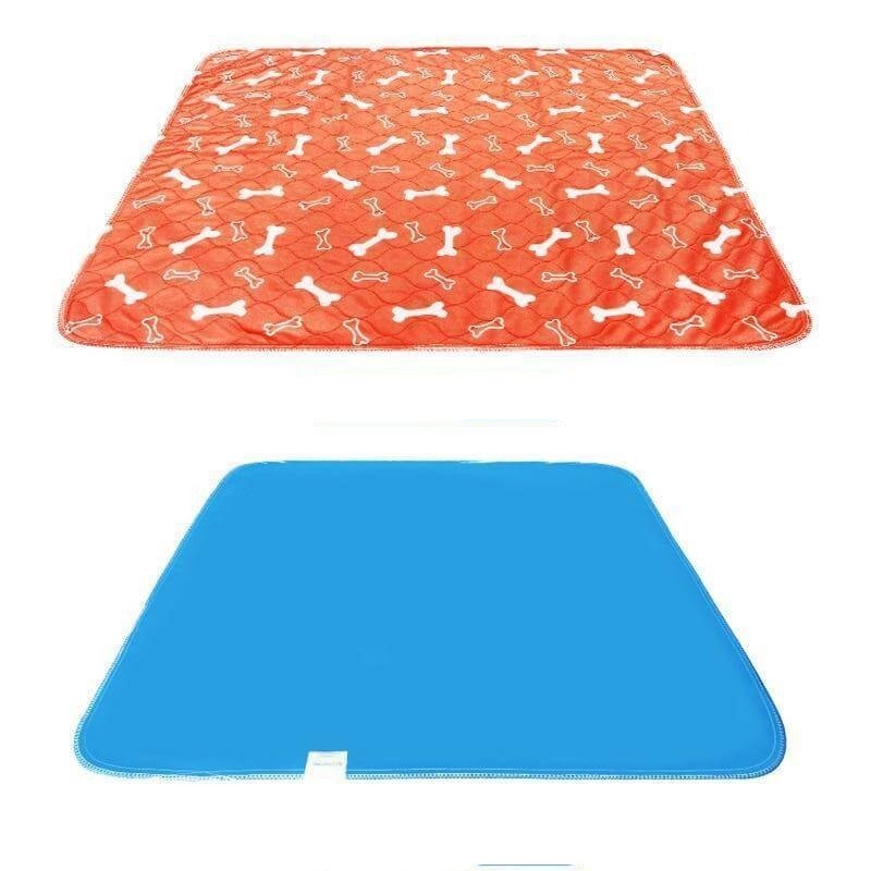 Tapis réutilisable EcoPad pour chien, absorbant et imperméable, lavable en machine, idéal pour l'entraînement et la protection des sols.