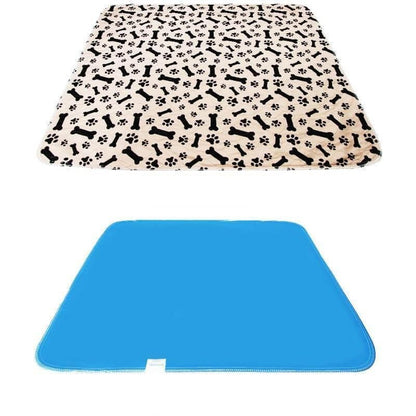 Tapis réutilisable EcoPad pour chien, absorbant et imperméable, lavable en machine, idéal pour l'entraînement et la protection des sols.