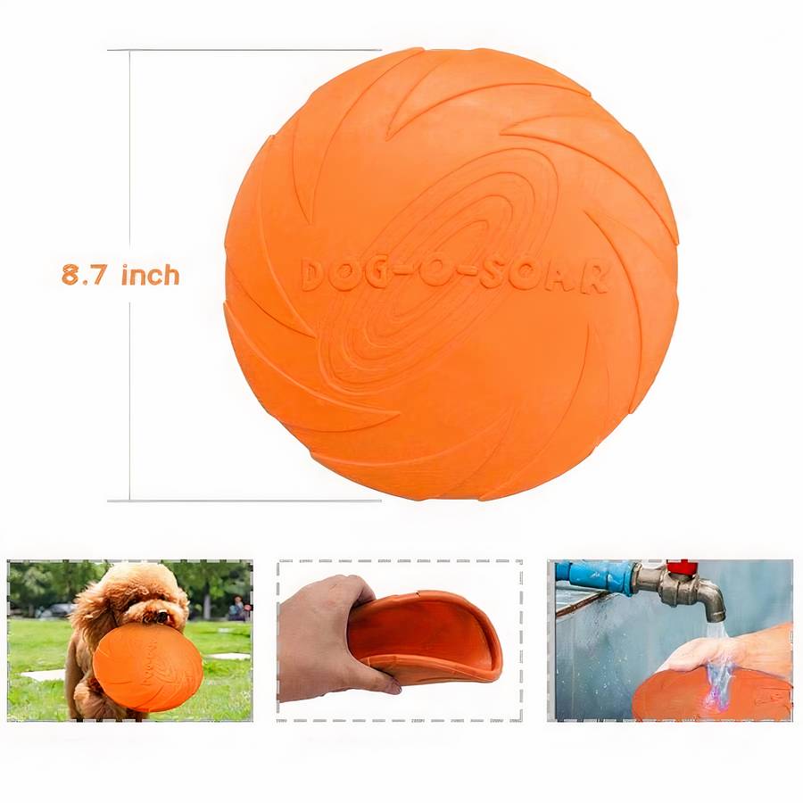 ChaseToy | Soucoupe Volante en Silicone Sécurisée pour Chien