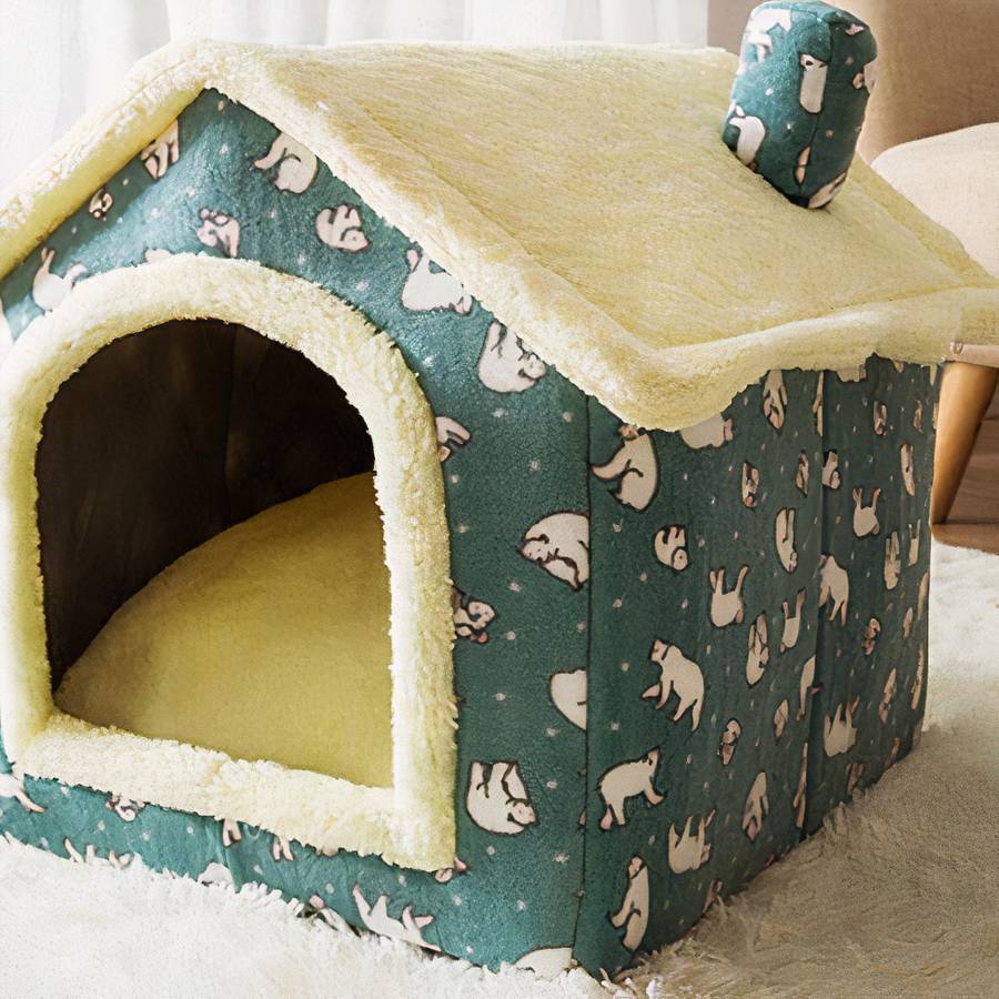 FoldNest | Niche pliable avec coussin amovible pour petit chien