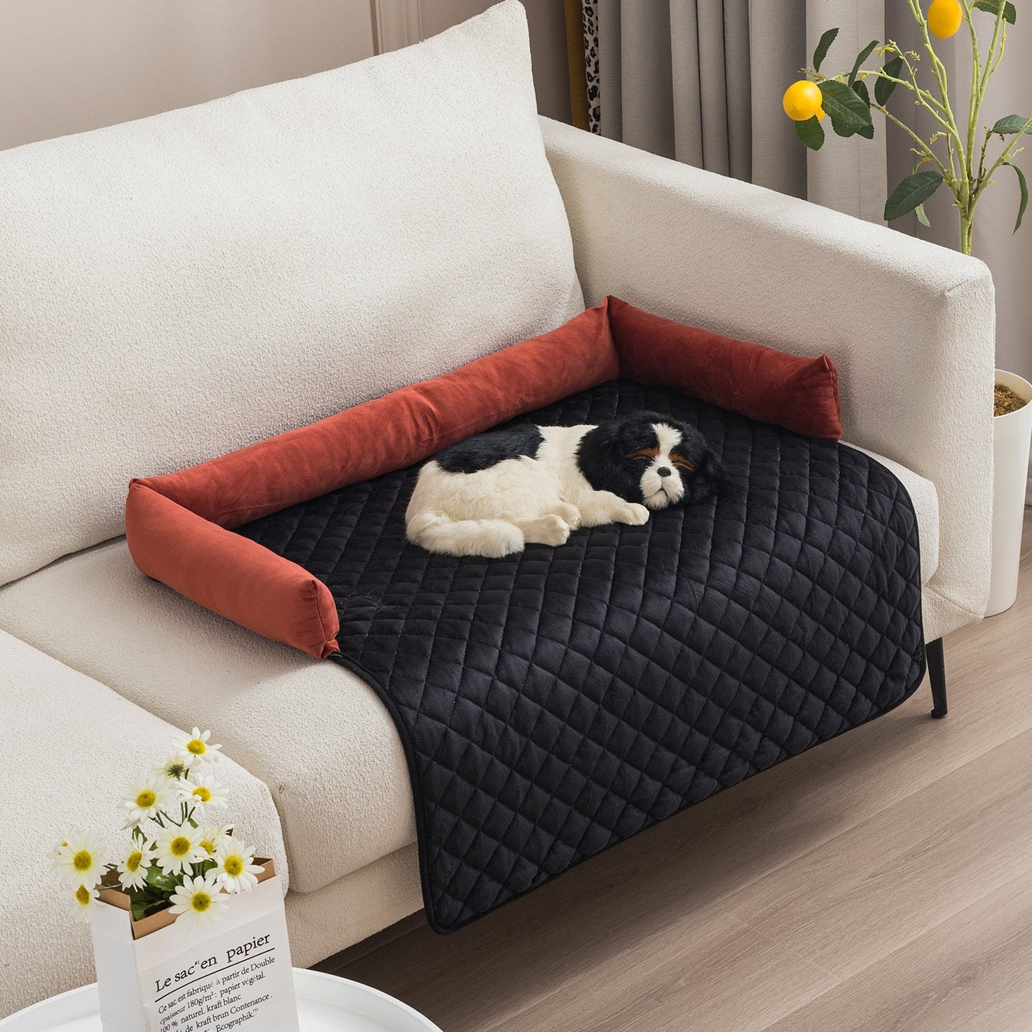 Élisa | Coussin de Luxe pour Chien avec Oreiller